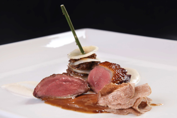 Pigeon breast with Asti Spumante