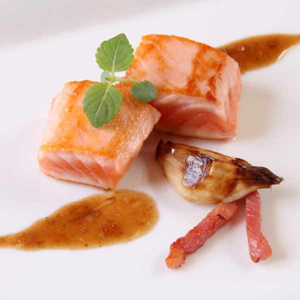 Salmon cube